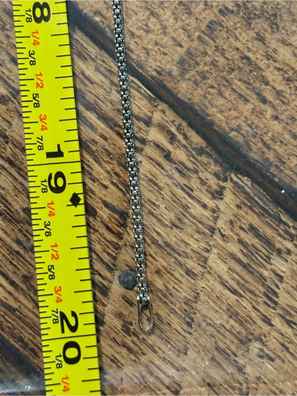 Sterling Silver Chain Necklace - Black/Silver